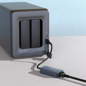 タイプA/タイプCから2.5GRJ45イーサネットアダプターUSBCから2.5Gイーサネットアダプター2500Mbps RJ45LANネットワークコンバーター (PCラップトップ用) - Product Image 4