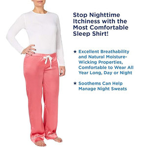 Femmes <span class=keywords><strong>Psoriasis</strong></span> Soulagement Traitement Chemise Modérée à Sensible Soins de la Peau Thérapie Eczéma Refroidissement Vêtements - Product Image 5