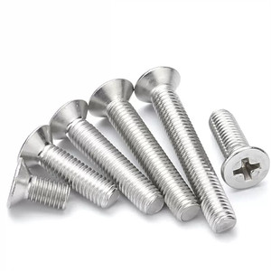 DIN965 M2 M2.5 M3 M4 X 10mm M5 M6 M8 Counter Sunk <strong>Screw</strong> Metric Stainless Steel Cross Recessed Phillips Flat Head Machine <strong>Screw</strong>