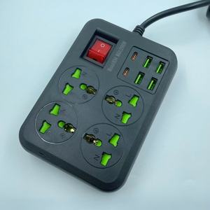 带usb 2m粗体扩展的电源板4路插座电源插座 - Product Image 3