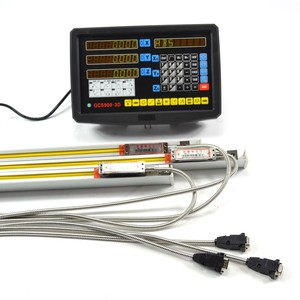 3 eksenli okuma dijital ekran DRO değirmen torna makinesi ve 3 lineer ölçek - Product Image 1