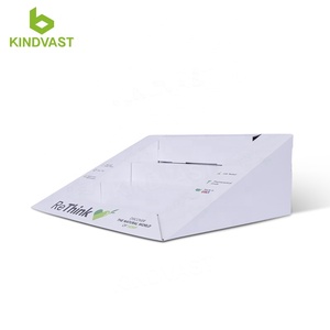 Custom Retail Cardboard <strong>Counter</strong> Top <strong>Display</strong> Stands 3 <strong>Step</strong> <strong>Counter</strong> <strong>Display</strong> Rack - Product Image 3