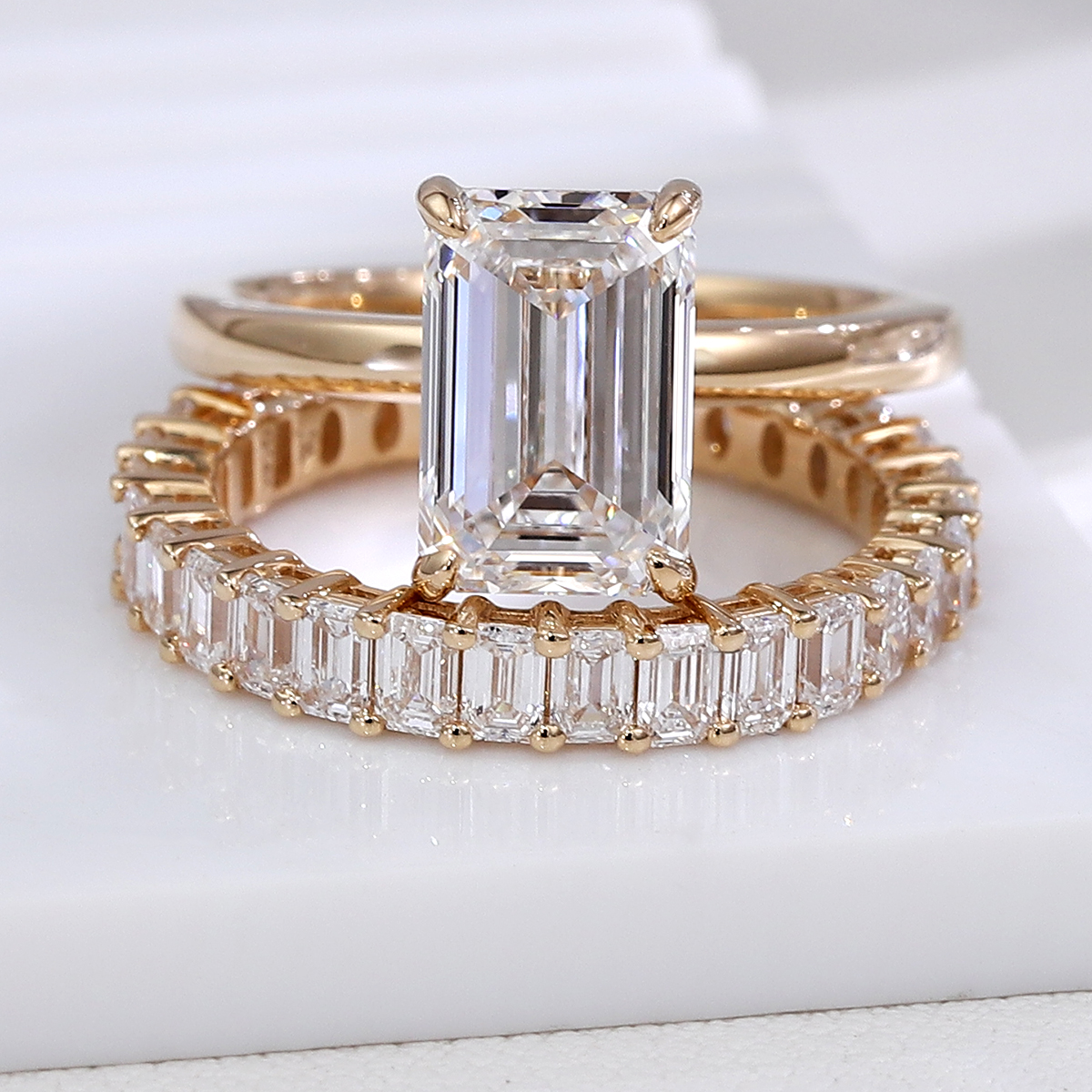 แหวนเพชรแล็บ 10Kgold แท้