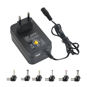 3-12V 12W Adjustable Multi-voltage DC <strong>Output</strong> <strong>Power</strong> Supply 100-240V AC <strong>Input</strong> With 8 Optional Plug <strong>Adapter</strong> LED Charger <strong>Adapter</strong>