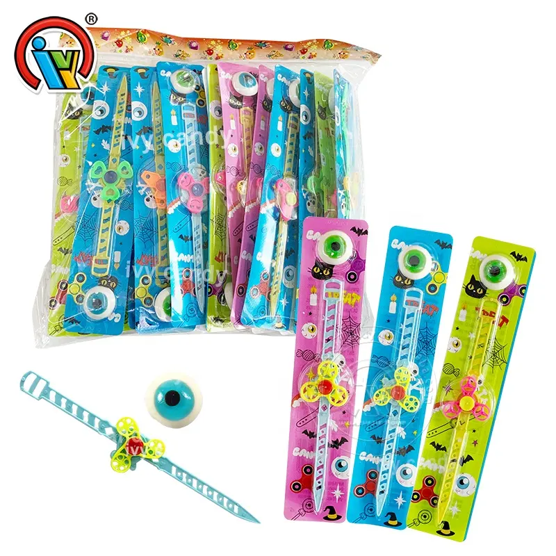 Funny PEG Top Watch juguete para niños con globo ocular gomoso suministro de fábrica de dulces