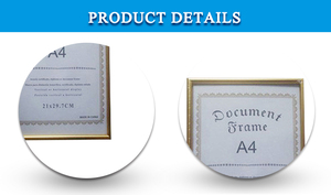 Hợp Kim nhôm Giấy Chứng Nhận Bằng Tốt Nghiệp Tốt Nghiệp Khung - Product Image 2