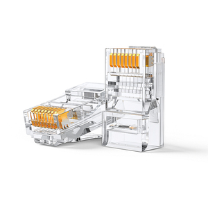 Cat5e Cat6 8P8C以太网UTP RJ45网络电缆插头连接器 - Product Image 1