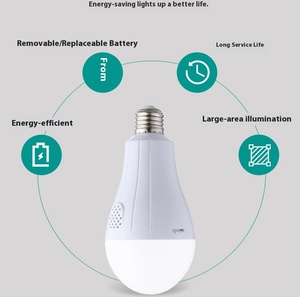 <span class=keywords><strong>LED</strong></span> khẩn cấp Bóng đèn Pin Kép khẩn cấp pin có thể tháo rời 3920 khẩn cấp bóng đèn E27 Bóng đèn sạc - Product Image 4