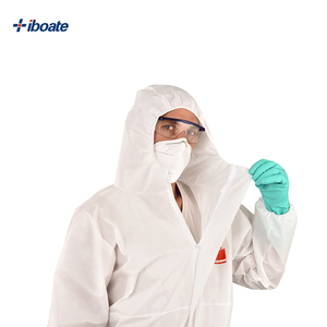Nettoyant jetable Combinaison de protection Vêtements de <span class=keywords><strong>s</strong></span>écurité imperméables et anti-particules Vêtements de travail - Product Image 5