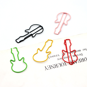 Vui vẻ & Dễ thương Guitar hình paperclips trong các loại màu sắc bookmark & kế hoạch <span class=keywords><strong>clip</strong></span> cho tổ chức và trang trí mục đích - Product Image 3