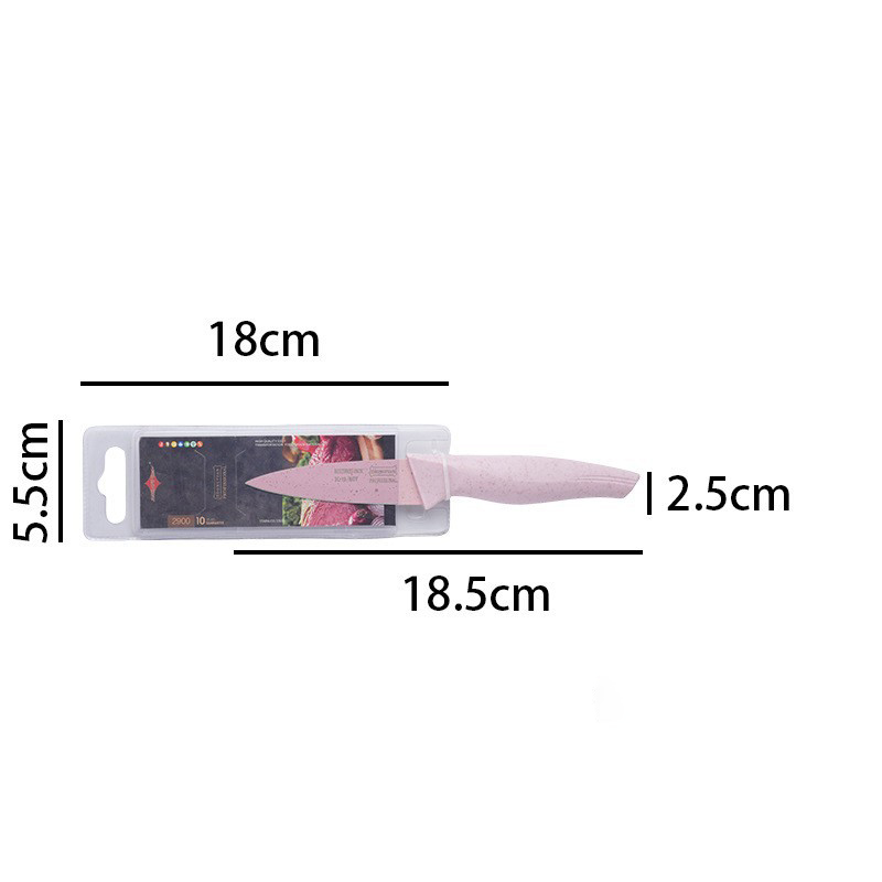 Petit couteau à fruits rose