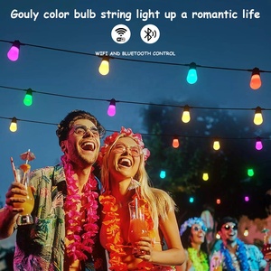 Tira de luces led rgb de un solo color, alimentación solar de 24 voltios, 5m, resistente al agua