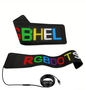 App Control Flexible <strong>LED</strong> Sign Board Programmable Messages Scrolling <strong>LED</strong> Sign <strong>Display</strong> for Cars Digital <strong>Display</strong> <strong>LED</strong> Matrix Panel