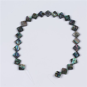 Natural Abalone <strong>Paua</strong> Shell Oral square Heart Shape Polish Mother of Pearl for Diy Making - Product Image 3