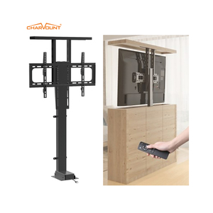 Charmount Max VESA 600*400 mét Hidden <span class=keywords><strong>TV</strong></span> điện đứng Bracket cơ giới Heavy Duty <span class=keywords><strong>TV</strong></span> núi có thể thu vào <span class=keywords><strong>TV</strong></span> Lift đứng - Product Image 1