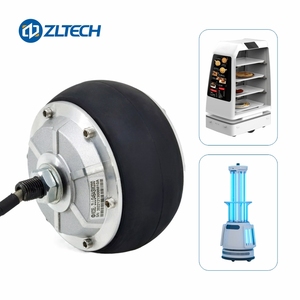 ZLTECH CE ROHS ISO9001 4.5inch 24V 8.5A 200W 300RPM 150kg Load 1024 PPR <strong>Encoder</strong> BLDC Hub Motor for Inspection Robot - Product Image 3