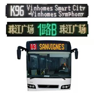 Tablero de pantalla Digital LED para autobús de ciudad, letrero personalizado de Color y dimensión - Product Image 2