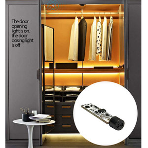 Interruptor de sensor de puerta de armario LED Sensor inductivo único para luz de muebles Sensor único de operación IR