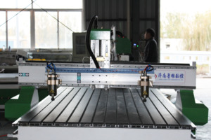 鲁雕数控刳刨机1313 1212单头2轴3轴水冷主轴木工雕刻机 - Product Image 6