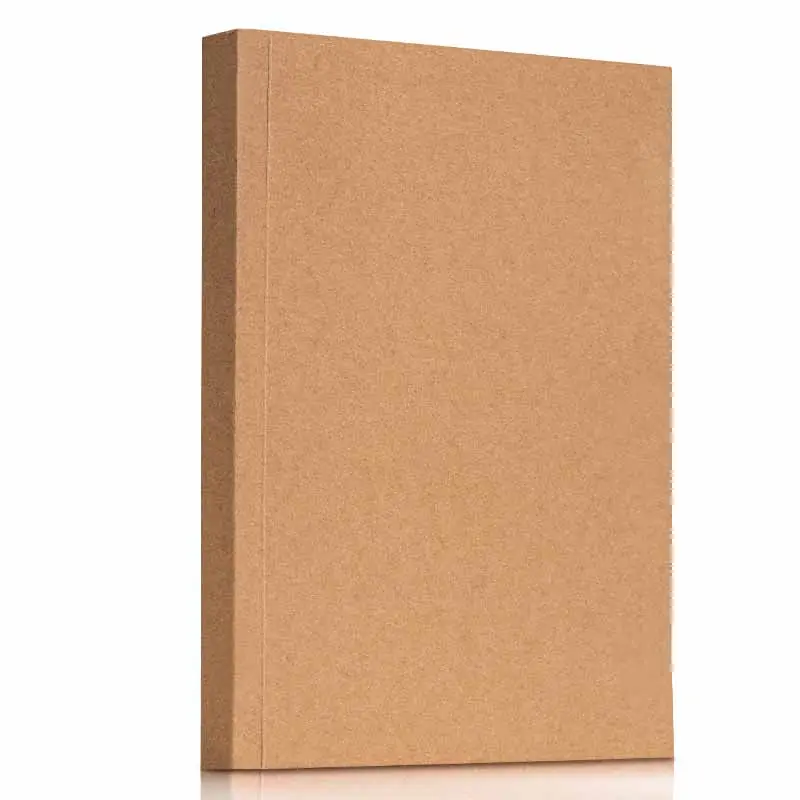 Capa Kraft para livro de rascunho de papel bege A5 128 folhas de grande capacidade totalmente personalizáveis