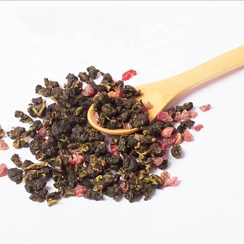 All'ingrosso essiccato tè misto alla frutta alle erbe rinfrescante tè sano alla fragola oolong