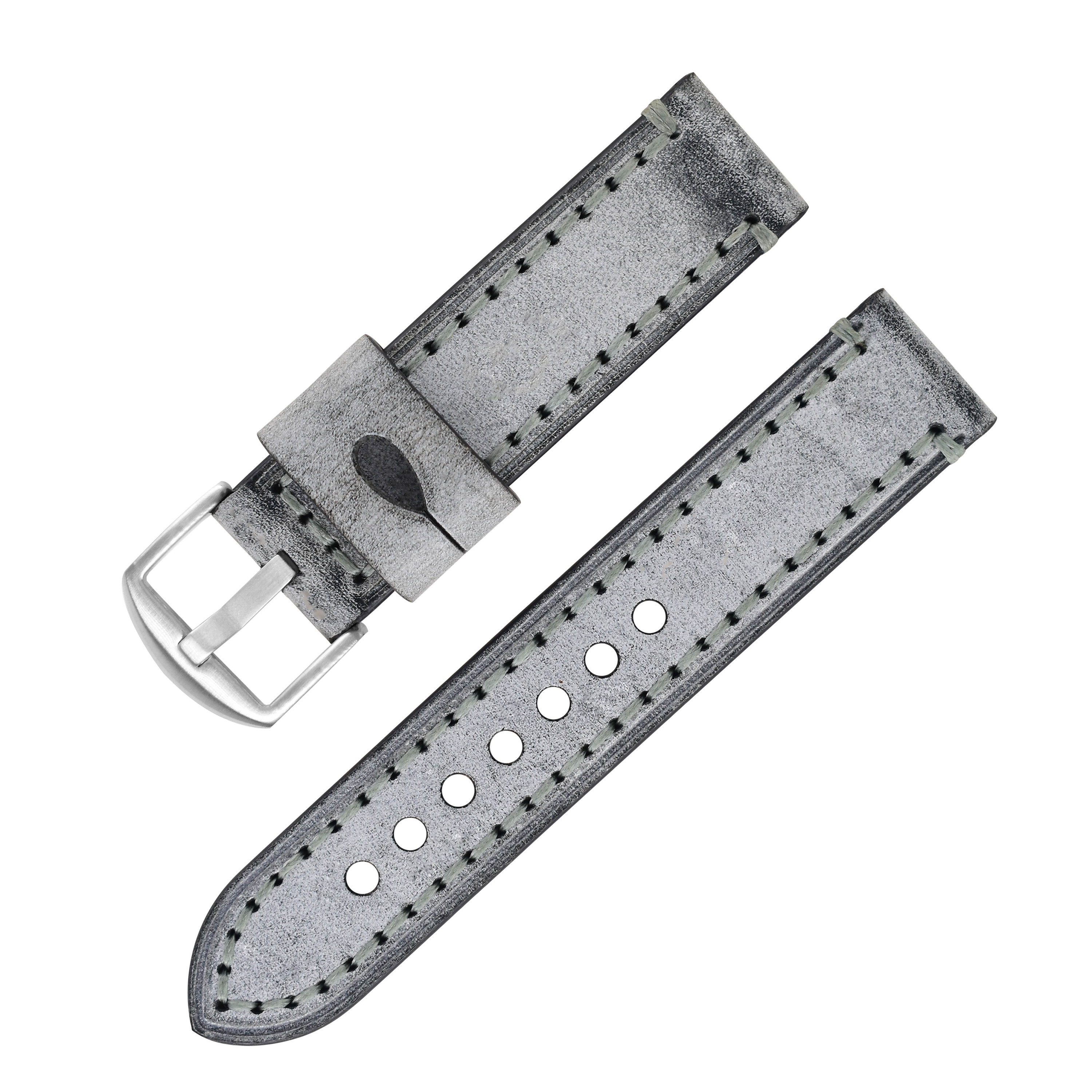 Fibbia nero-argento K009S