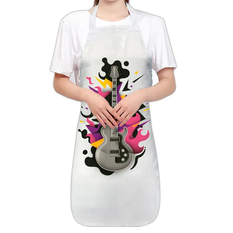 Hot sales Blank Sublimation 100% Polyester Kitchen Children apron Heat transfer Printing cooking apron