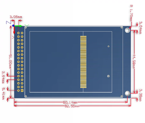Il modulo touch color screen LCD da 2.8 pollici TFT ILI9341 guida MCU compatibile con l'interfaccia LCD atom 34P