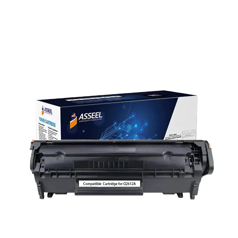 ASSEEL Toner Q2612A Q2612X Kompatibel mit HP für Canon LASER SHOT LBP2900/3000 icmf4010