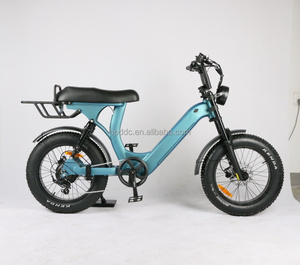ハイブリッドファット電動スクーターペダルアシストバイク原付スムーズに7速電動レトロバイク2台用更新