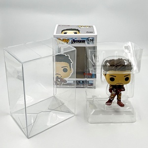 Kho 4 Inch 0.5 Mm UV Bảo Vệ & Chống Xước Axit Miễn Phí Pet Rpet Pha Lê Rõ Ràng Hộp Nhựa Funko Pop Vinyl Bảo Vệ - Product Image 2
