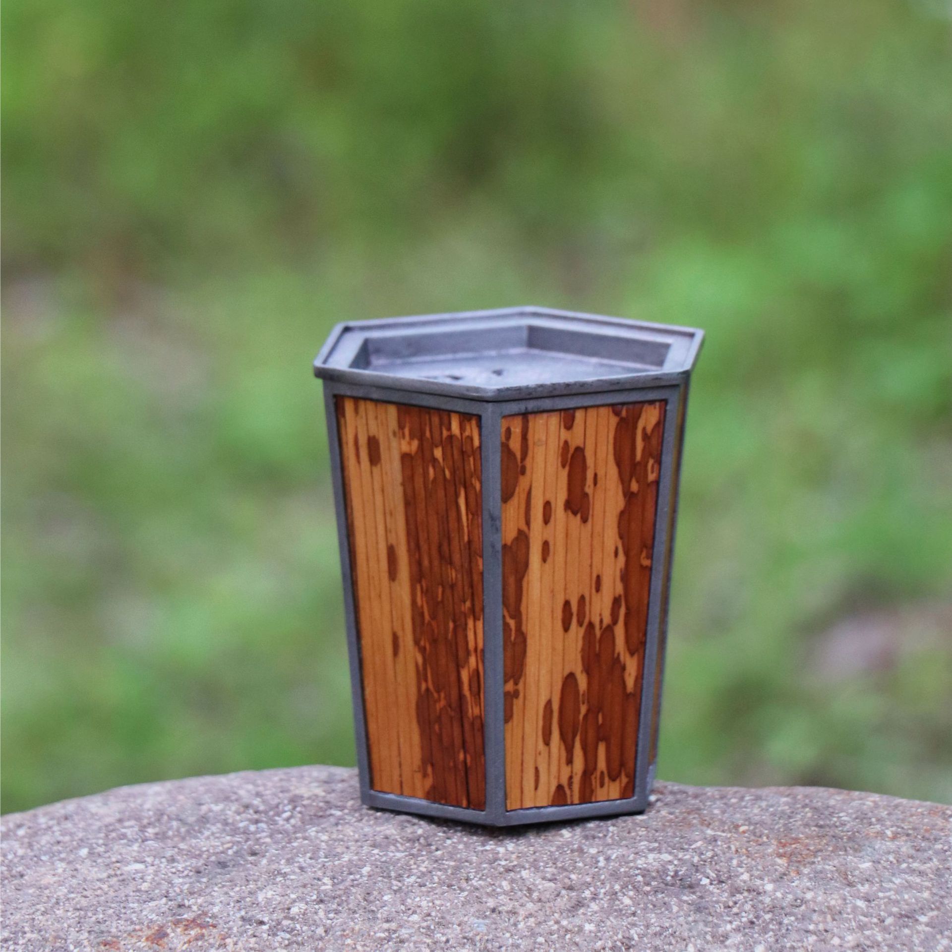 Meifei Bamboo Hexagonal Piece, 14.5*14.5*4.5 mm