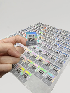 Schnelle Lieferung Aus gezeichnete Sicherheits etiketten QR-Code Anti-Fälschungs-Aufkleber