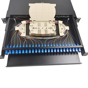 2024 24-Port 1U 19 inç raf montaj POE Fiber optik OTB Patch Panel Terminal kutusu 4G 3G GSM ağları için - Product Image 5