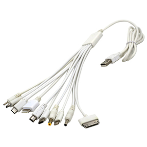 Cargador de Cable 10 en 1 para ordenador, adaptador USB, Cable de datos para PSP, Cable de transferencia de datos multifunción