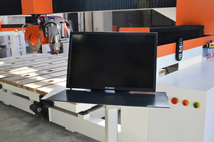 13% kapalı Cnc 4 5 eksen granit köprü testere CNC Router 3D taş kesme granit gravür makinesi mutfak lavabo ve kenar üretmek için - Product Image 5