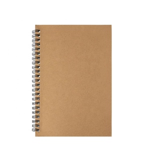 Spiral-Notizbuch schwarz und braun wasserdicht abdeckung 120 Seiten Kämpfe Tinte blutendes Papier Notizbuch für Kinder oder Büro - Product Image 1