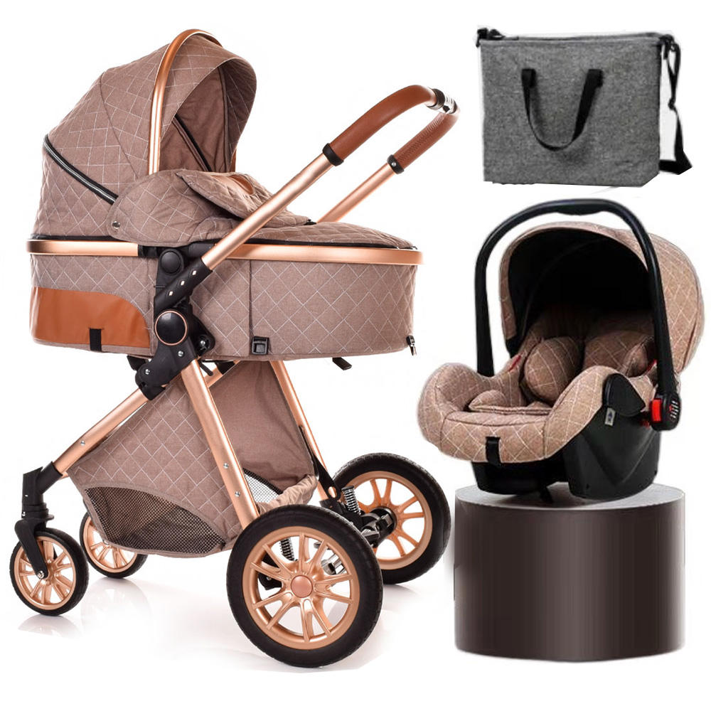 Kaki avec siège auto