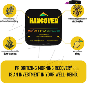 OEM Bande buccale pour la gueule de bois Chardon-marie Nettoyage du foie Santé du foie Anti-gueule de bois Après alcool Remède Dissolvant Bande orale - Product Image 3