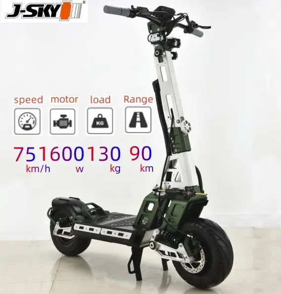 60V 3200W 75 km/h 28Ah scooter elettrico moto elettriche doppio motore con ODM 13 pollici pneumatico
