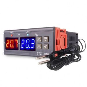 Controlador de temperatura digital dual de dos salidas de relé termostato calentador con sonda 12V 24V 220V hogar calor nevera frío - Product Image 3