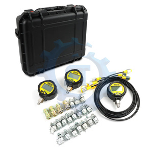 Bộ kiểm tra áp suất thủy lực kỹ thuật số 70MPa 2Gauge 16mpa1gauge 22 khớp nối thử nghiệm 3 ống thử nghiệm cho máy xúc Sâu Bướm - Product Image 1