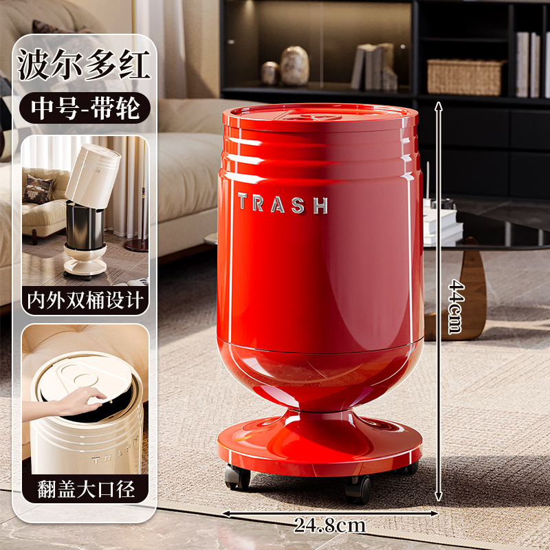 Medium - with wheels - Red