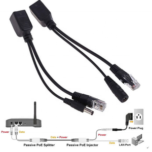 POE-Splitter 48V Pasivo Power over Ethernet Adaptador RJ45 POE Cable Splitter Inyector para cámara IP - Product Image 3