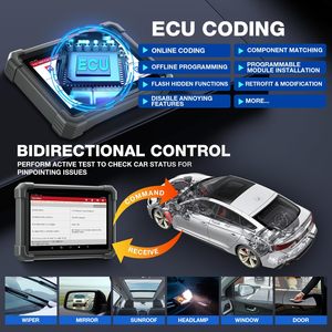 Programador de llave de coche LAUNCH X431 IMMO PLUS, herramienta OBD2 de Control bidireccional, máquina de programación de llaves, lectura de código para todos los coches