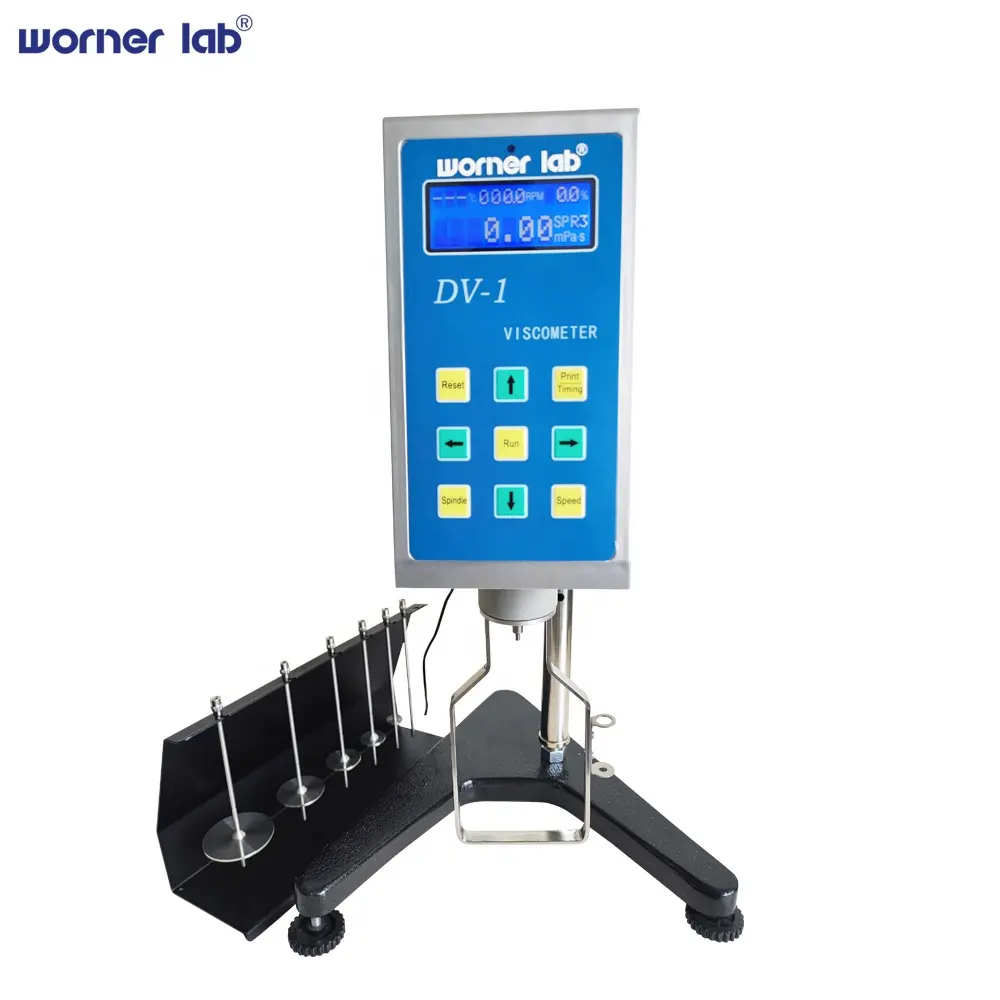 Laboratuvar dijital akıllı dokunmatik viskozimetre rotasyonel viskozimetre/viskozite test cihazı NDJ-5S