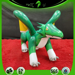 Hongyi oyuncak binmek şişme yeşil ejderha kanat özel şişme gıcırtılı ejderha modeli ile eğlenceli - Product Image 2