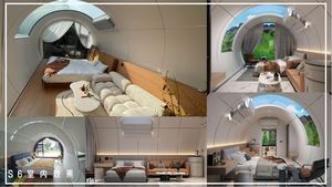 Space Capsule S6. a Sense of Future Technology. Sci-fi Exterior and Luxurious Interior. Purse <strong>Excellent</strong> Living Experience.