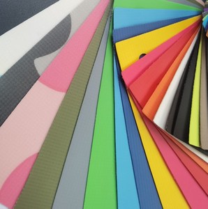 Açık çanta ve metalik özelliği ile bagaj için UV geciktirici PVC branda elastik su geçirmez baskılı Polyester kumaş - Product Image 2