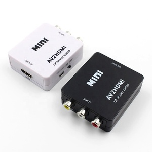 Convertidor de entrada RCA a HDMI, convertidor de 3 pines AV a HDTV, Mini RCA AV CVBs A Adaptador HDMI - Product Image 1